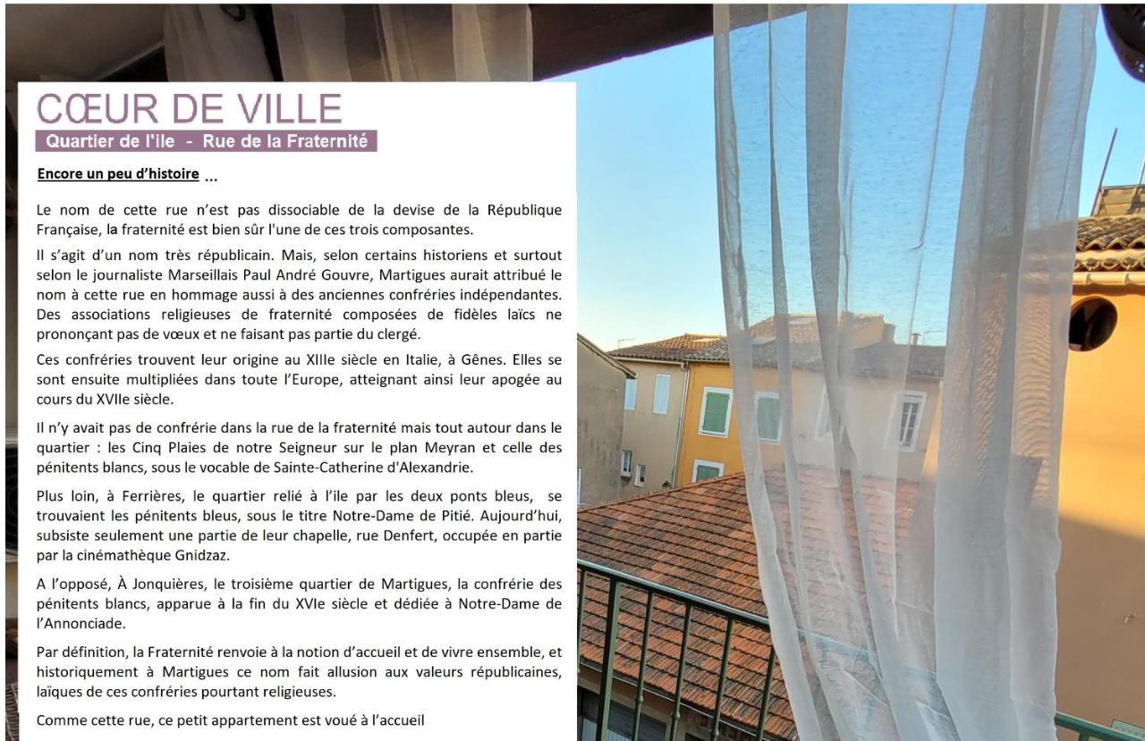 Appartement Ile En Provence à Martigues Extérieur photo